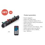 پخش کننده MP3 PLAYER پنلی بلوتوثی 5V اکولایزردار مدل V20 - تصویر 6